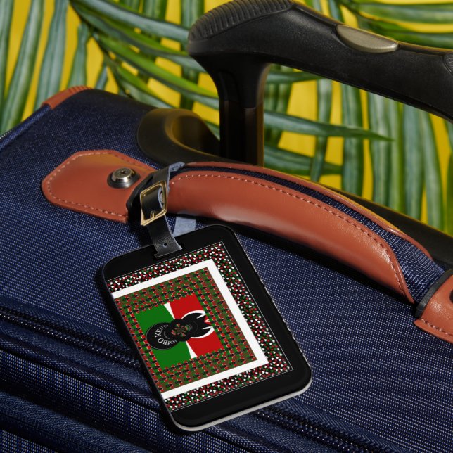 Etiqueta De Bagagem Bem-vindos ao Quênia Mágico: Hakuna Matata (Frente Insitu 1)