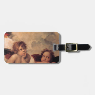 Etiqueta De Bagagem bênção velha da pintura do vintage de Raphael da