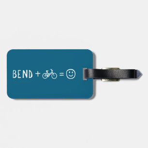 Etiqueta De Bagagem Bend Oregon Plus Bikes Faz Você Feliz