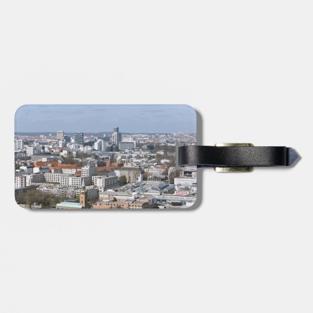 Etiqueta De Bagagem Berlim (Traseira Horizontal)