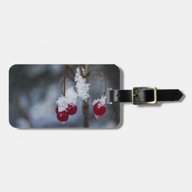 Etiqueta De Bagagem Berries fosco (Frente Horizontal)
