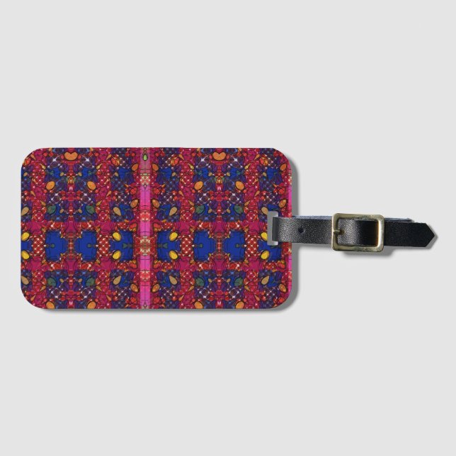 Etiqueta De Bagagem Berry Wall (Frente Horizontal)