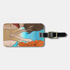 Etiqueta De Bagagem Best Friends Luggage Tag
