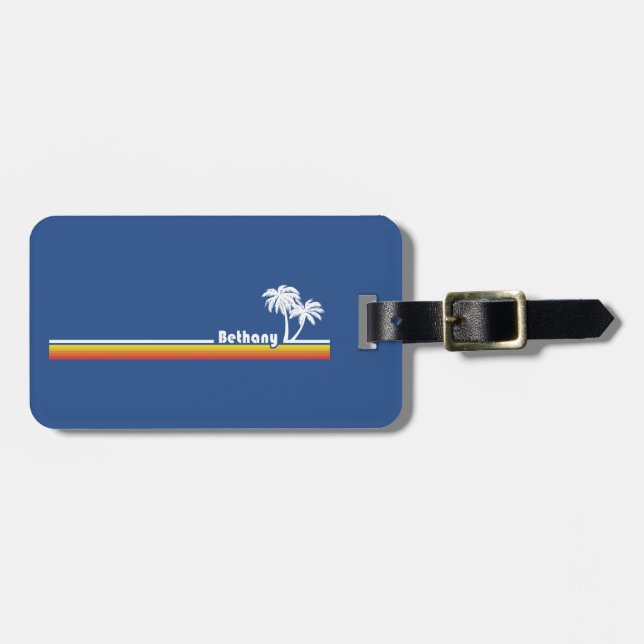 Etiqueta De Bagagem Bethany Beach, Delaware (Frente Horizontal)