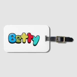 Etiqueta De Bagagem Betty