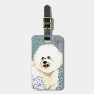 Etiqueta De Bagagem Bichon elegante Frise