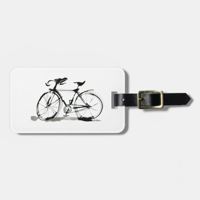 Etiqueta De Bagagem Bicicleta (Frente Horizontal)