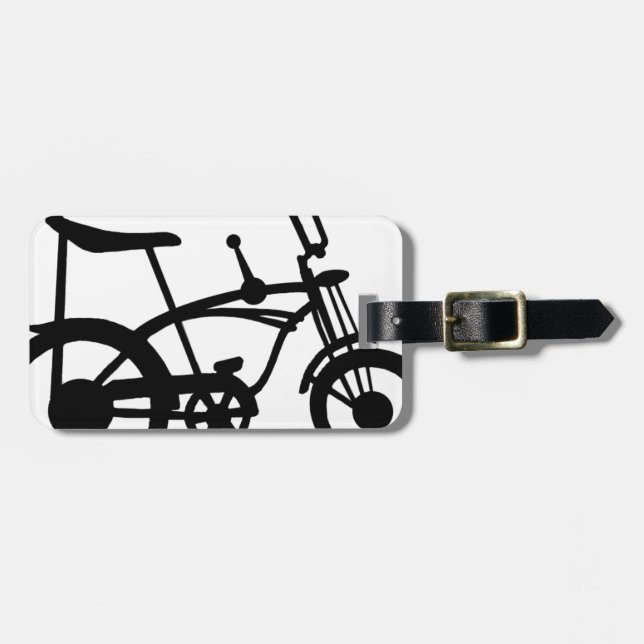 Etiqueta De Bagagem BICICLETA CLÁSSICA da ARRAIA-LIXA da BICICLETA (Frente Horizontal)