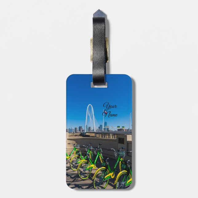 Etiqueta De Bagagem Bicicletas E Dallas (Traseira Vertical)