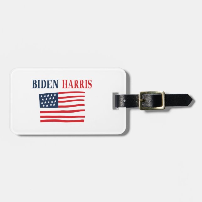 Etiqueta De Bagagem Biden Harris 2020 (Frente Horizontal)
