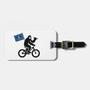 Etiqueta De Bagagem Bigfoot Ciclismo Bandeira da Pensilvânia