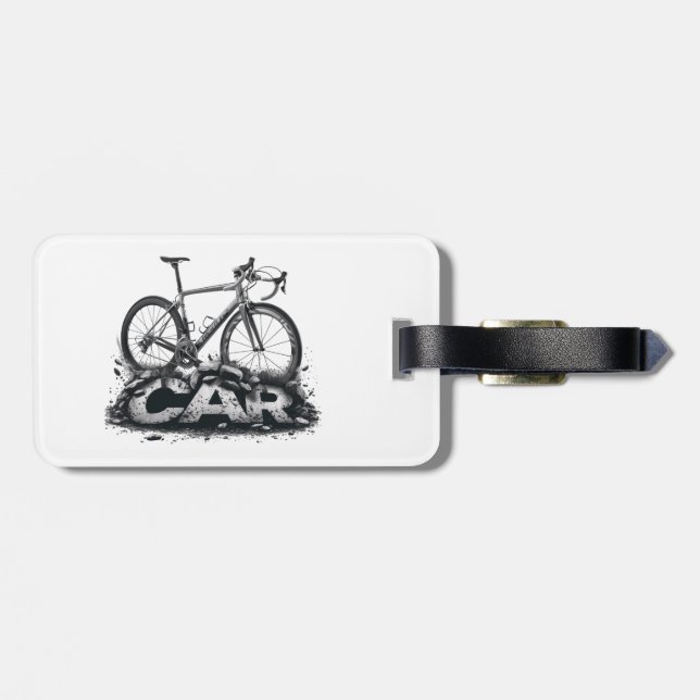 Etiqueta De Bagagem Bikes Sobre Carros (Traseira Horizontal)