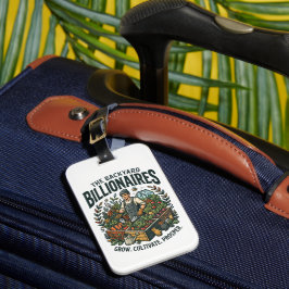 Etiqueta De Bagagem Bilionários do Quintal