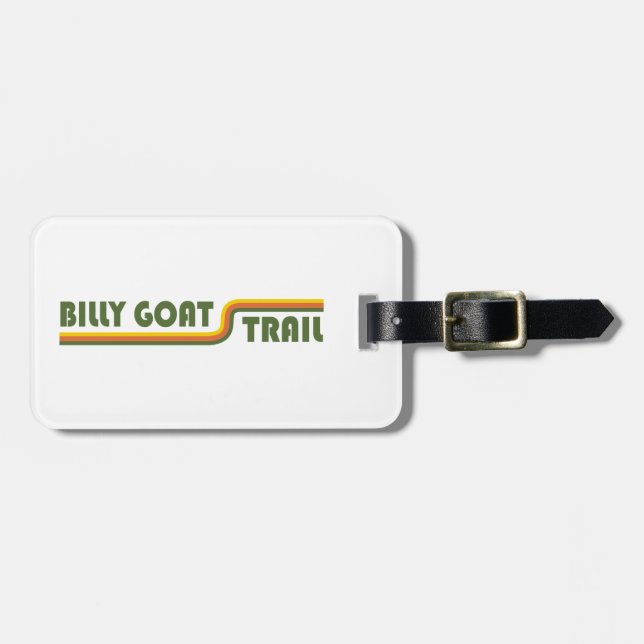Etiqueta De Bagagem Billy Goat Trail Maryland (Frente Horizontal)
