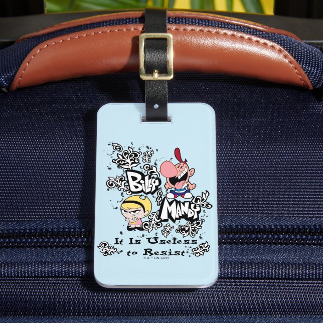 Etiqueta De Bagagem Billy & Mandy - Inútil resistir (Frente Insitu 2)