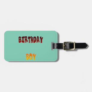 Etiqueta De Bagagem Birthday Boy