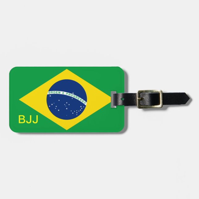 Etiqueta De Bagagem BJJ, brasileiro Jiu-Jitsu (Frente Horizontal)