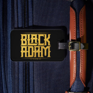 Etiqueta De Bagagem Black Adam Stacked Name Graphic