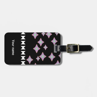 Etiqueta De Bagagem Black Luggage Tag with name tag
