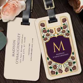 Etiqueta De Bagagem Blindagem de espada de berbequim medieval fantasia