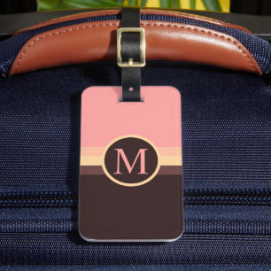 Etiqueta De Bagagem Bloco de Cores Amarelo Amarelo Cor Cor-de-Pastel P