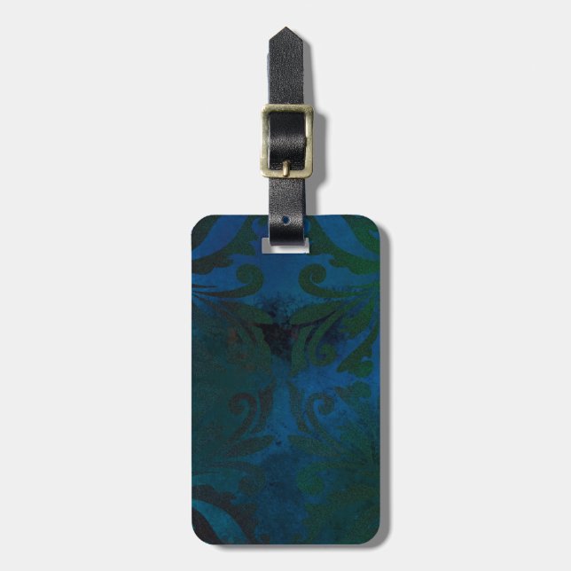 Etiqueta De Bagagem blue (Frente Vertical)