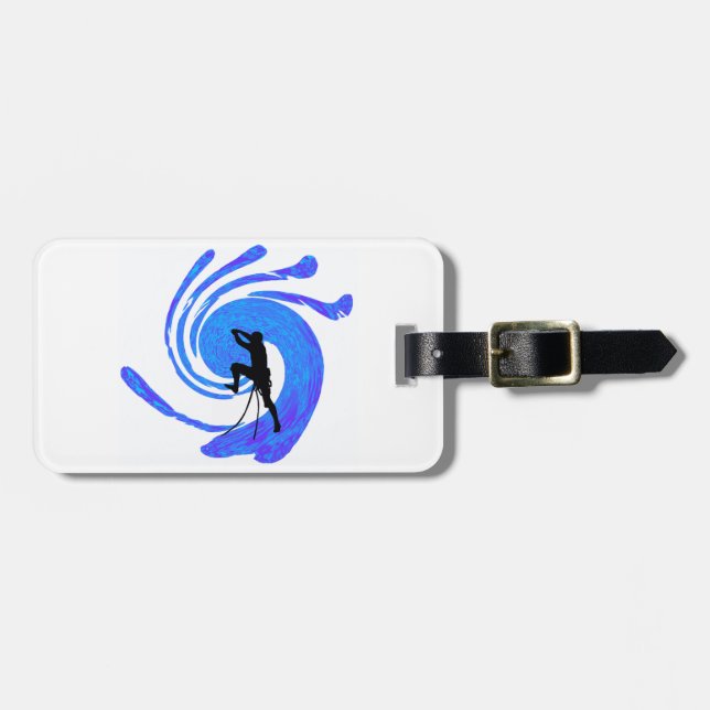 ETIQUETA DE BAGAGEM BLUE LINE (Frente Horizontal)