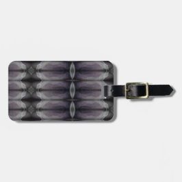 Etiqueta De Bagagem Bluesy Ikat Fog