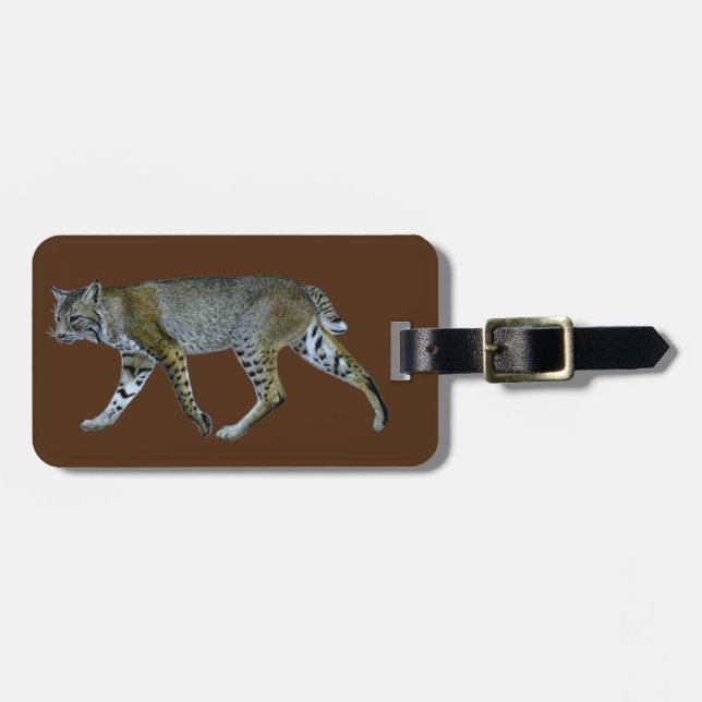 Etiqueta De Bagagem Bobcat (Frente Horizontal)