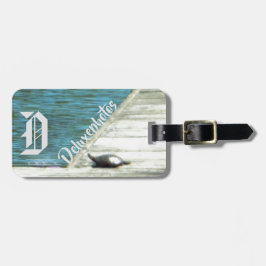 Etiqueta De Bagagem Boca de Tartaruga de Instantâneo