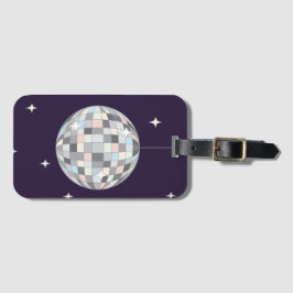 Etiqueta De Bagagem Bola de Disco -