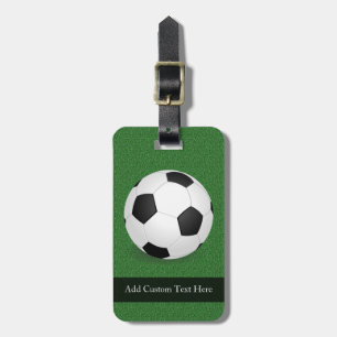 Etiqueta De Bagagem Bola de futebol personalizada