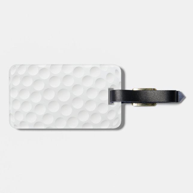 Etiqueta De Bagagem bola de golfe (Traseira Horizontal)