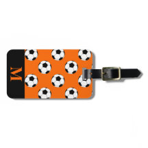 Bolas de futebol Monogram White, laranja