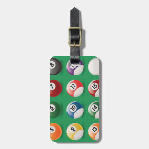Etiqueta De Bagagem Bolas de piscina