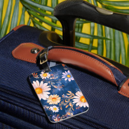 Etiqueta De Bagagem Bold Floral