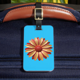 Etiqueta De Bagagem Bold MOD Daisy Flower - Floral Primavera Verão 196