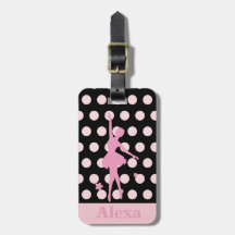 Bolinhas bonito de bailarina personalizadas