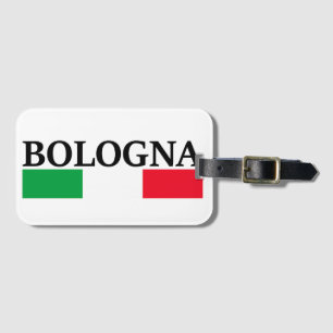 Etiqueta De Bagagem Bolonha Itália, eu amo Bolonha