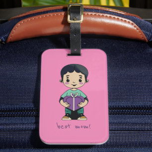 Etiqueta De Bagagem Bolsa de Menino Bonito