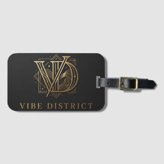 ETIQUETA DE BAGAGEM BOLSA DE OMBRO TOTE VIBE DISTRICT