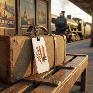 Etiqueta De Bagagem Bon Voyage