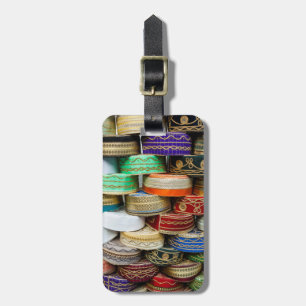 Etiqueta De Bagagem Bonés Árabes No Mercado