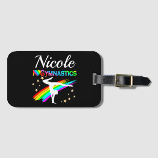 ETIQUETA DE BAGAGEM BONITO EU AMO GINÁSTICA DESIGN PERSONALIZADA