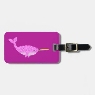Etiqueta De Bagagem Bonito Menina Rosa Narral Personalizada
