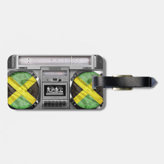 Etiqueta De Bagagem Boombox da Jamaica