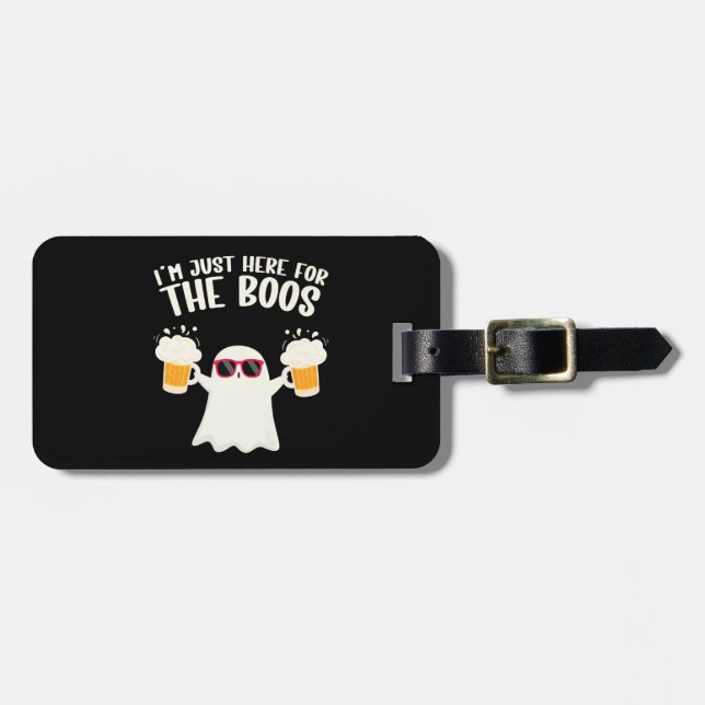 Etiqueta De Bagagem Boos Beer Tipsy Ghost Adultos (Frente Horizontal)