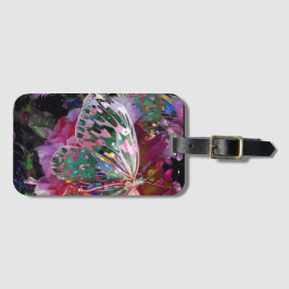 Etiqueta De Bagagem Borboleta ascensão Dawn