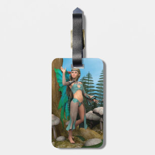 Etiqueta De Bagagem Borboleta de fada