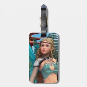 Etiqueta De Bagagem Borboleta de fada